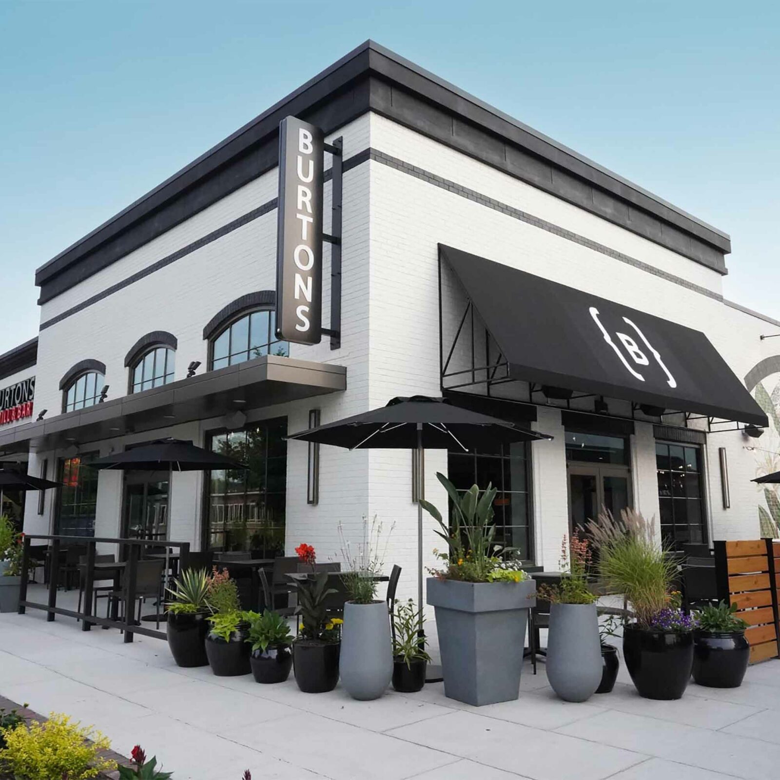 Burtons Grill exterior in Richmond