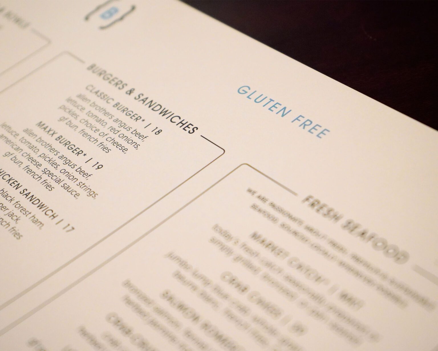 Allergy Commitment Burtons Grill & Bar