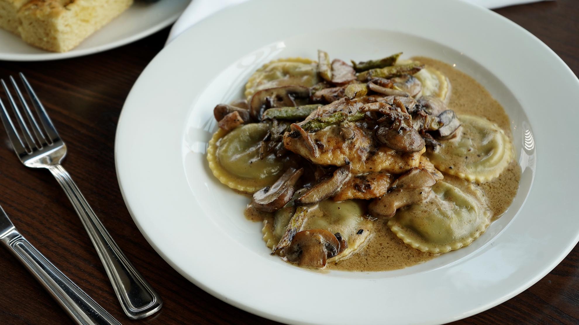 Chicken and Wild Mushroom Entree