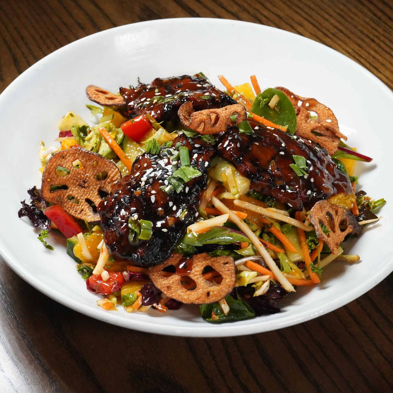 Thai Steak Salad from Burtons Grill's spring menu.