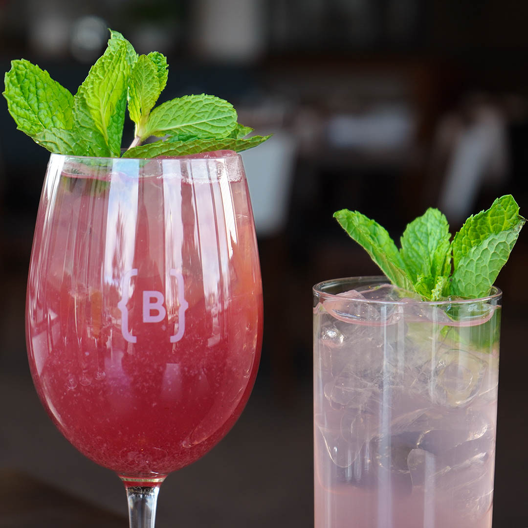 Paloma Pura and Berry Sparkler from Burtons Grill.